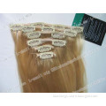 7 PCS 20" HUMAN HAIR CLIP IN EXTENSION 22